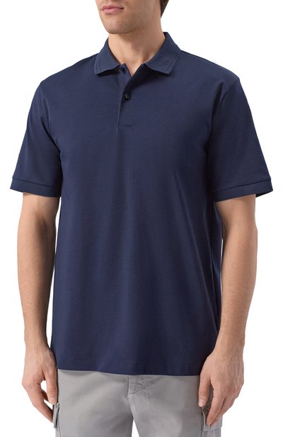 Хлопковое поло BOSS, арт. 50554185, фото 3