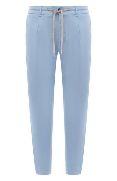 Брюки из хлопка и шелка ANDREA CAMPAGNA, арт. SPIAGGIA 1P GD, фото 1