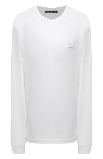 Женская хлопковый лонгслив ACNE STUDIOS, арт. CL0115/W