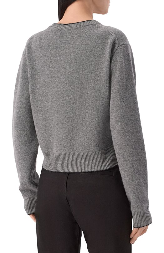 Кардиган из шерсти и кашемира Chloé CH26SMC08710 Серый  CH26SMC08710 Фото 4