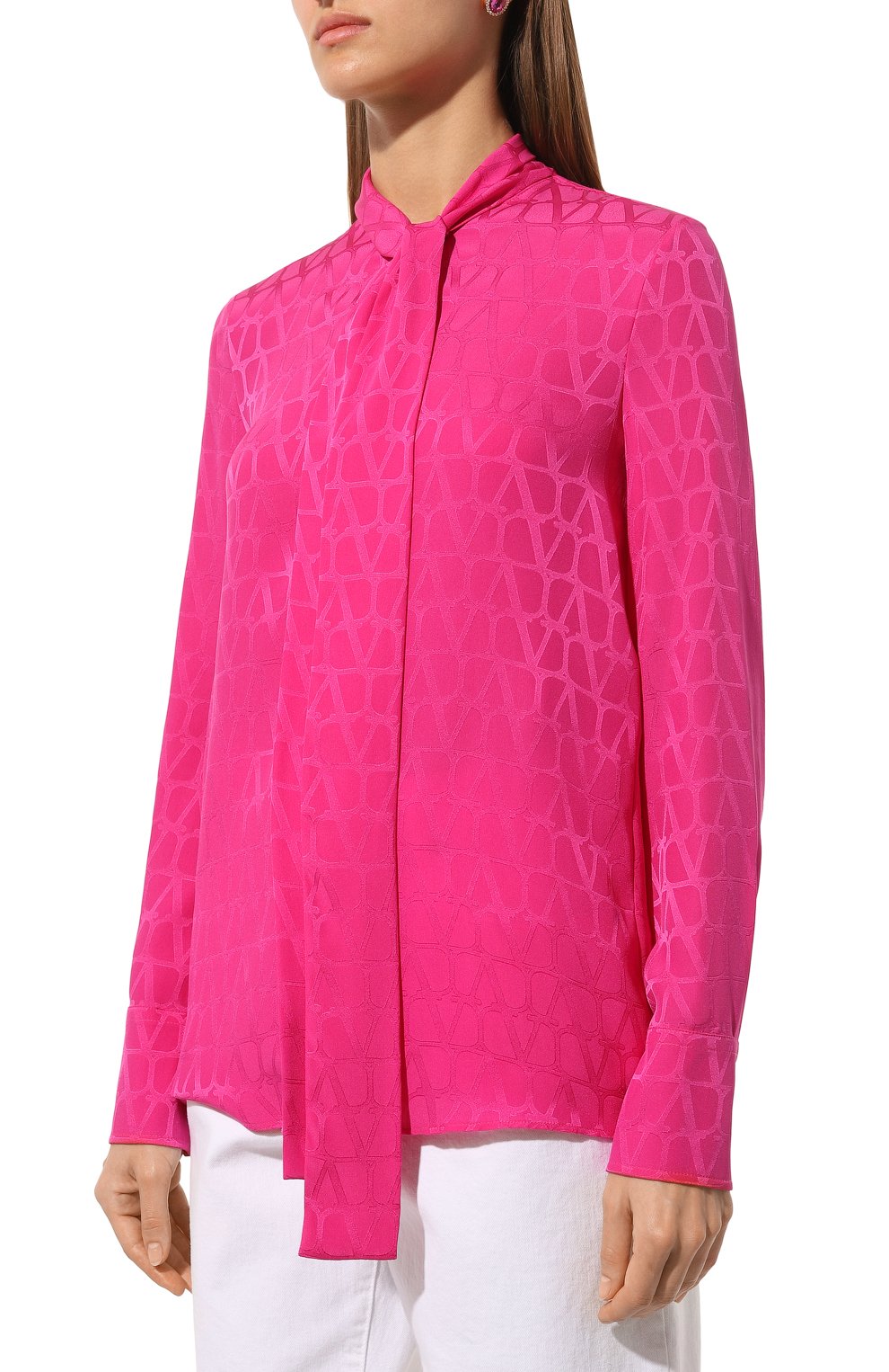 Шелковая блузка VALENTINO, арт. 3B3AB5737TK, фото 3