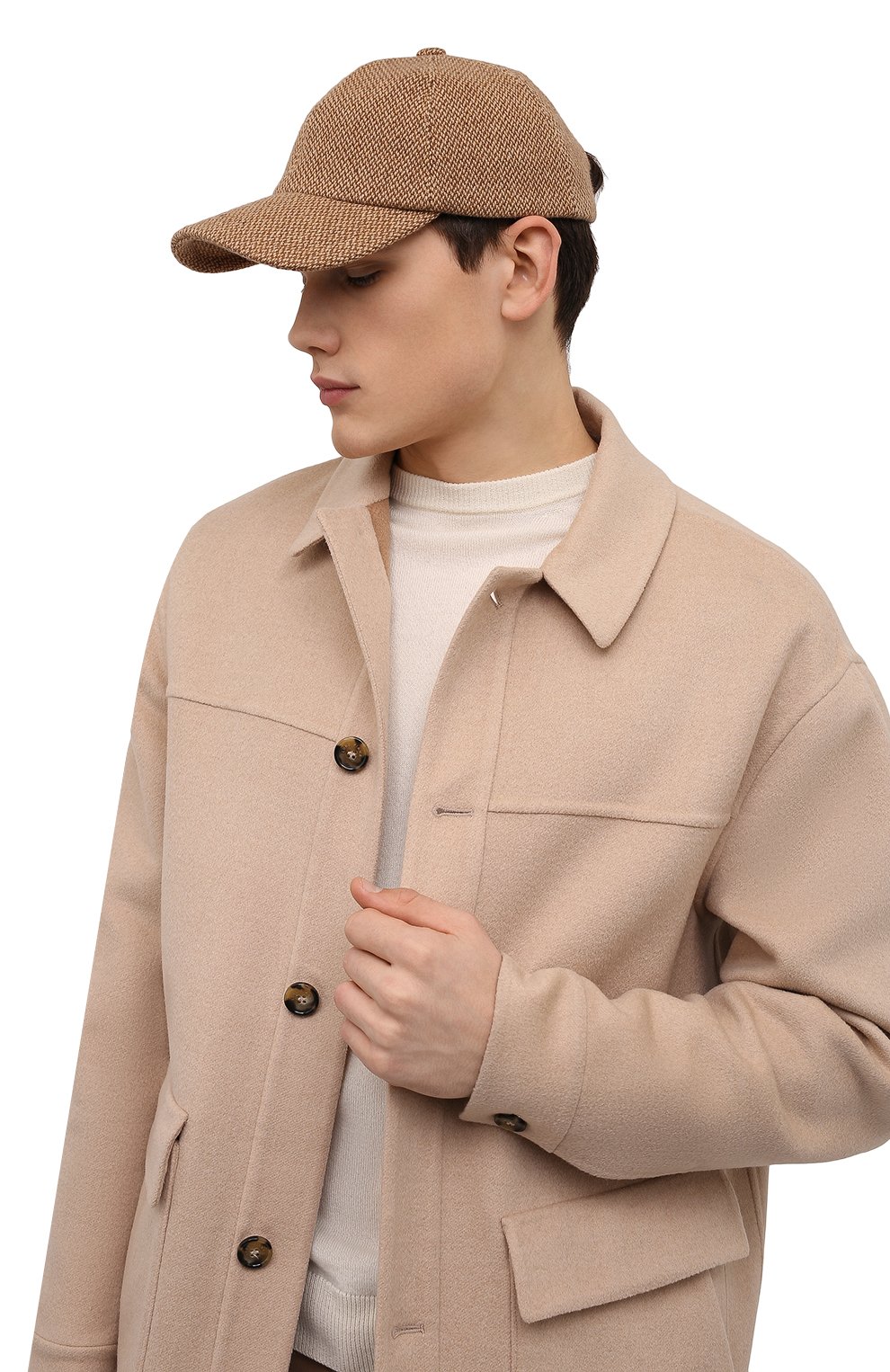 Бейсболка из кашемира и шерсти RALPH LAUREN, арт. 790858843, фото 2