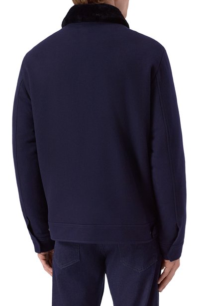 Шерстяная куртка с подкладкой из норки MVST, арт. FTECK-ES3865-2V/LC1612, фото 4