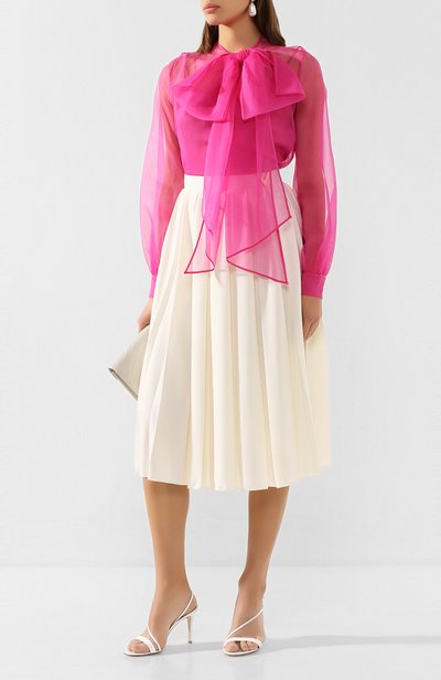 Шелковая блузка VALENTINO, арт. TB0AE4U51C8, фото 2