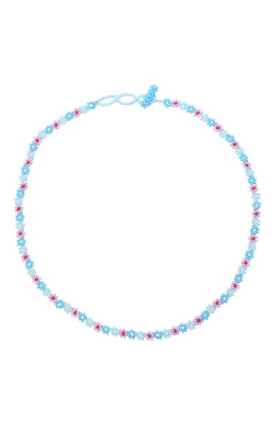 Колье ромашка мини HIAYNDERFYT светло-голубого цвета по цене 3680 руб., арт. 1-5SMFLWRLB, фото 1 Колье ромашка мини HIAYNDERFYT, арт. 1-5SMFLWRLB, фото 1