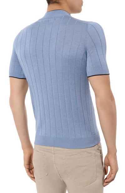 Шелковый джемпер ANDREA CAMPAGNA, арт. 43107/23510, фото 4