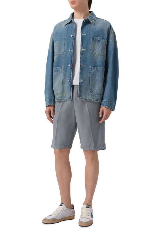 Шорты из лиоцелла и хлопка White Sand 26SU51/80 Серый  26SU51/80 Фото 2