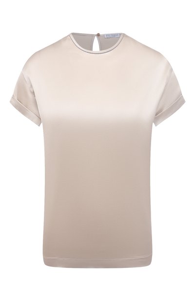 Женский шелковый топ BRUNELLO CUCINELLI, арт. M0C59DE310