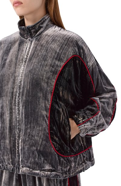 Бархатная толстовка DIESEL, арт. A19385/0AJFR, фото 5