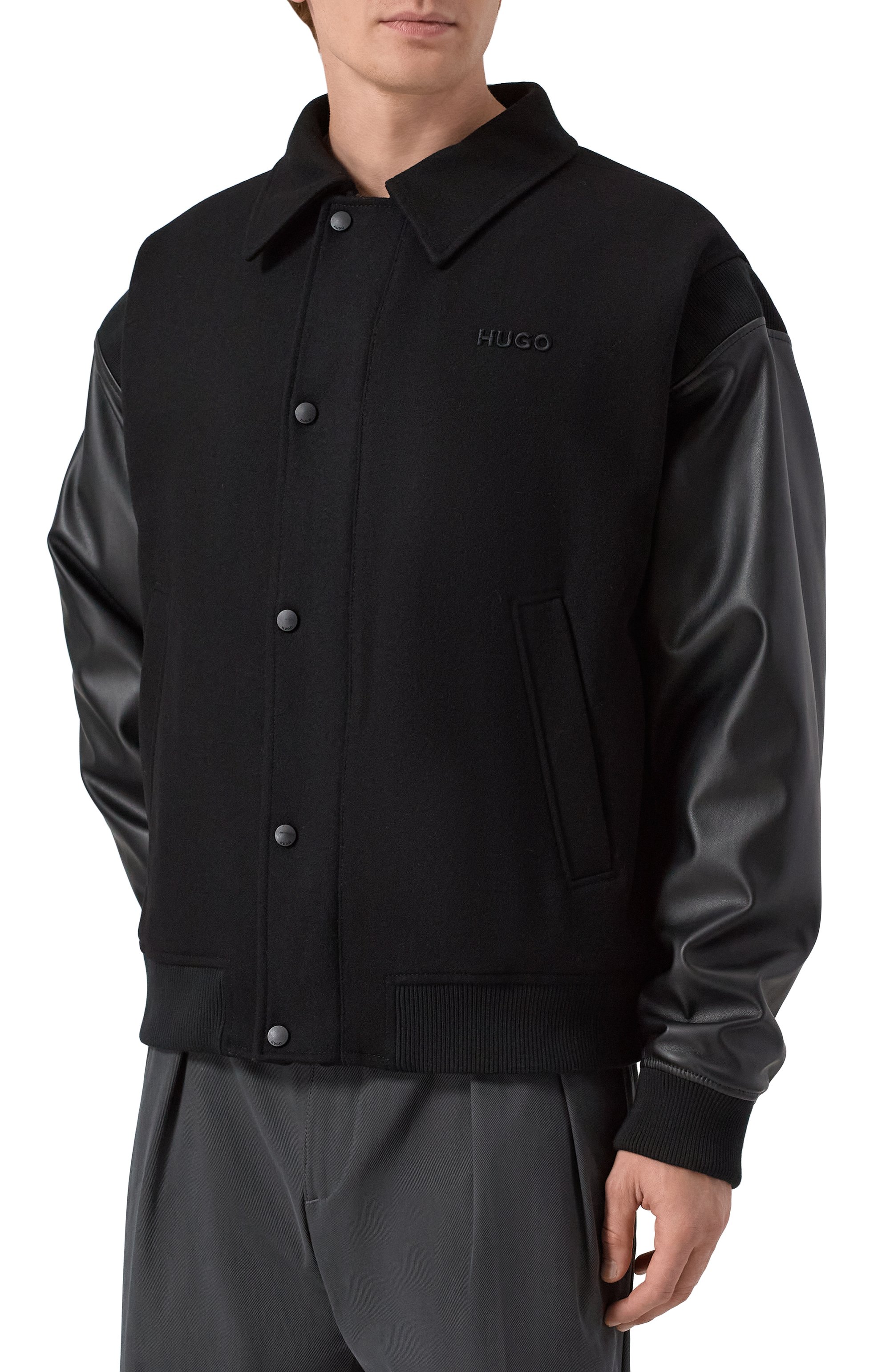 Комбинированный бомбер HUGO, арт. 50546227, фото 3