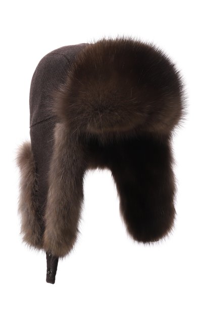 Мужская утепленная шапка-ушанка с отделкой из соболя VICTORIA KUSENKOVA, арт. 339173504159