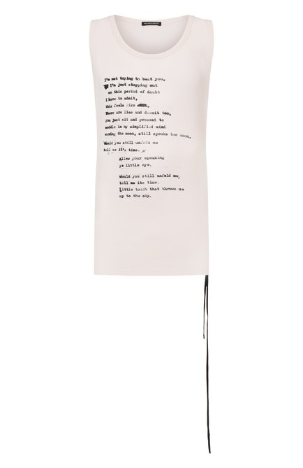 Муж�ская хлопковая майка ANN DEMEULEMEESTER, арт. B0013216/FA659