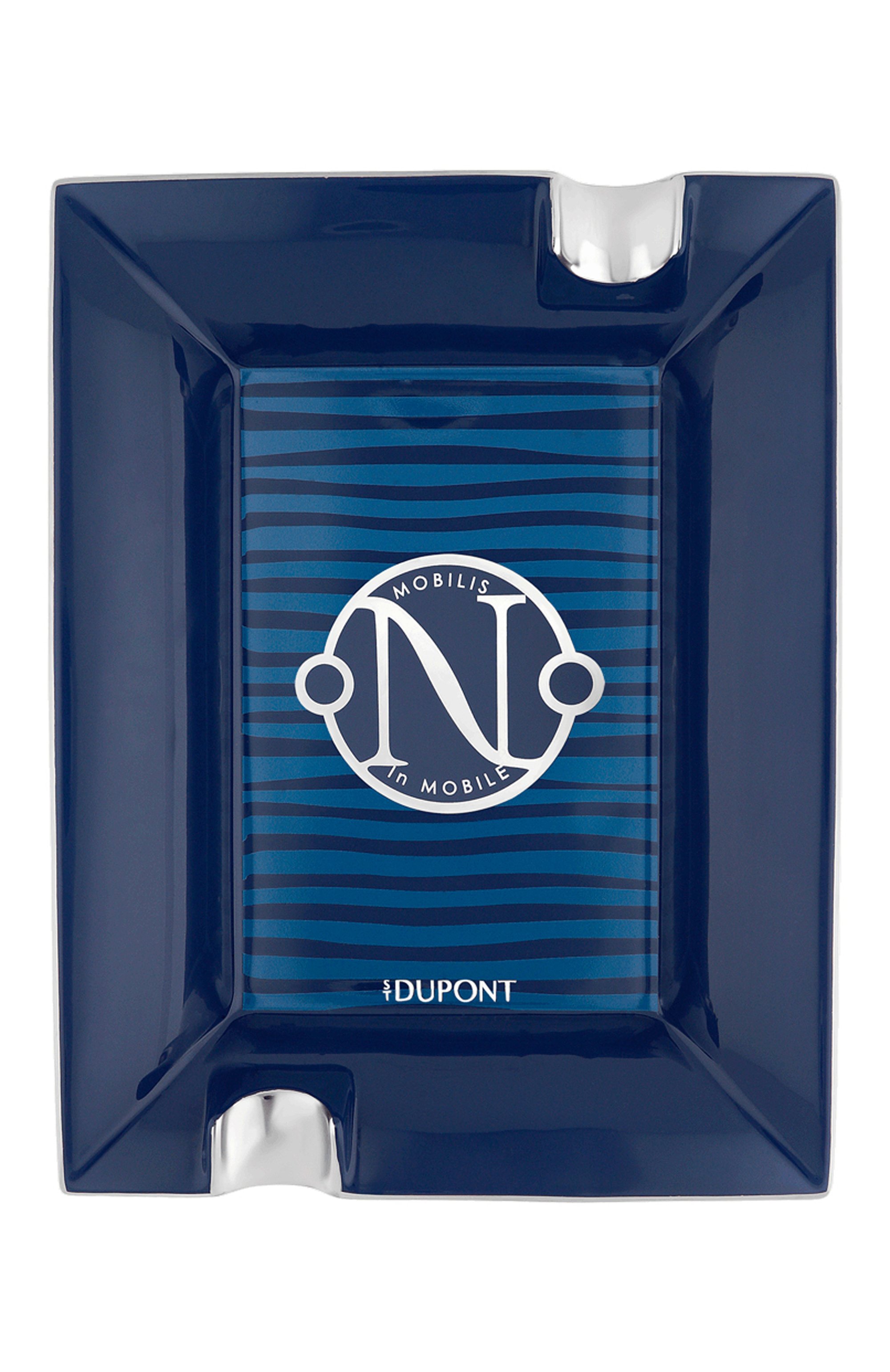 Пепельница 20,000 leagues under the sea S.T. DUPONT синего цвета по цене 52800 руб., арт. 6451, фото 3 Пепельница 20,000 leagues under the sea S.T. DUPONT, арт. 6451, фото 3