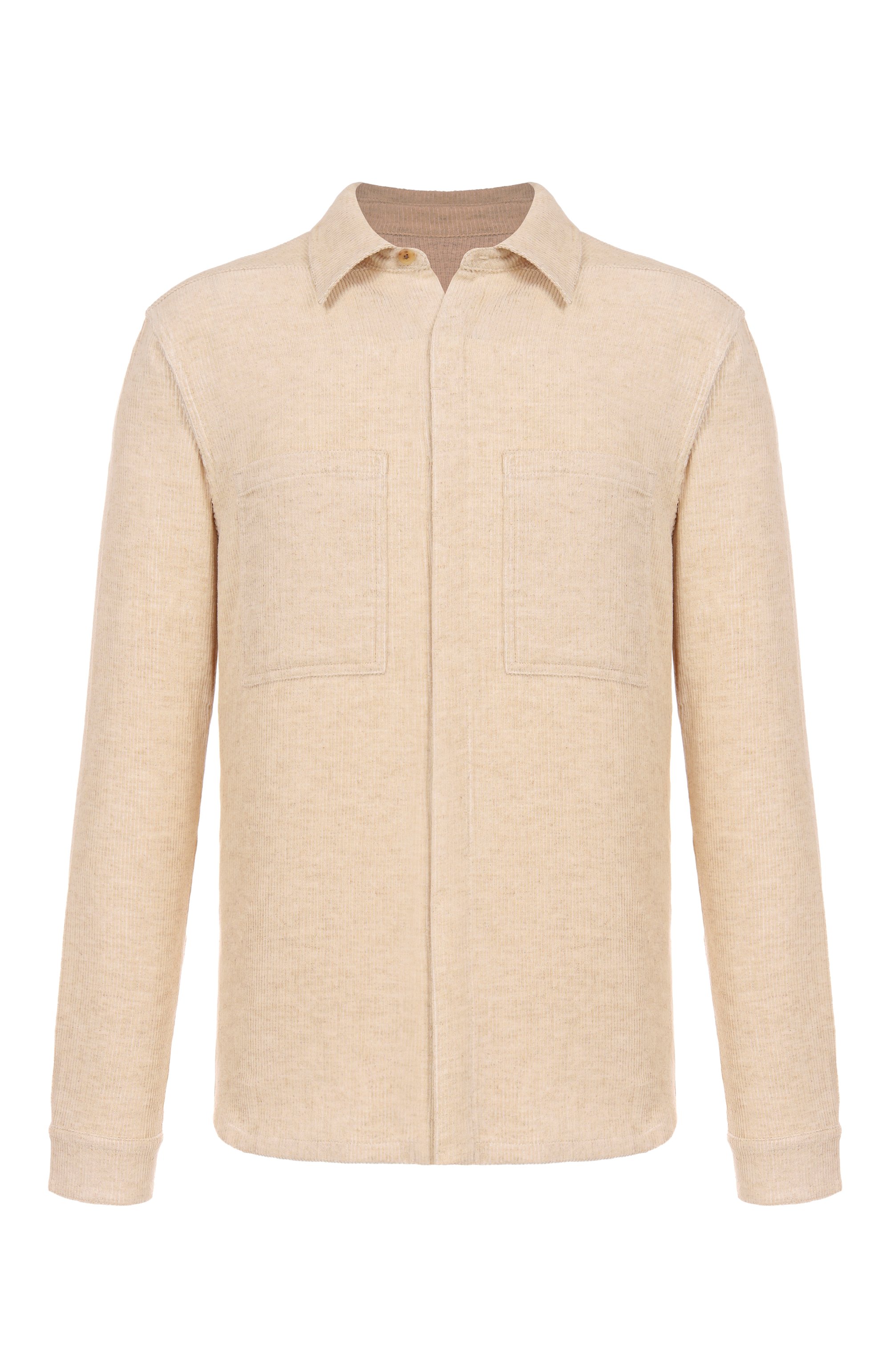 Вельветовая рубашка RICK OWENS, арт. RU02E1292/MLC, фото 1