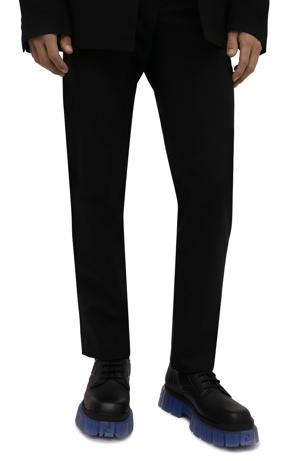 Кожаные дерби force FENDI, арт. 7L1486 AHH0, фото 3