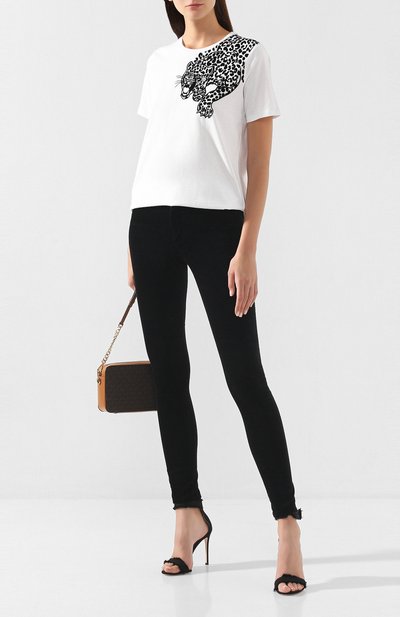 Хлопковая футболка MICHAEL MICHAEL KORS, арт. MF95MBD97J, фото 2