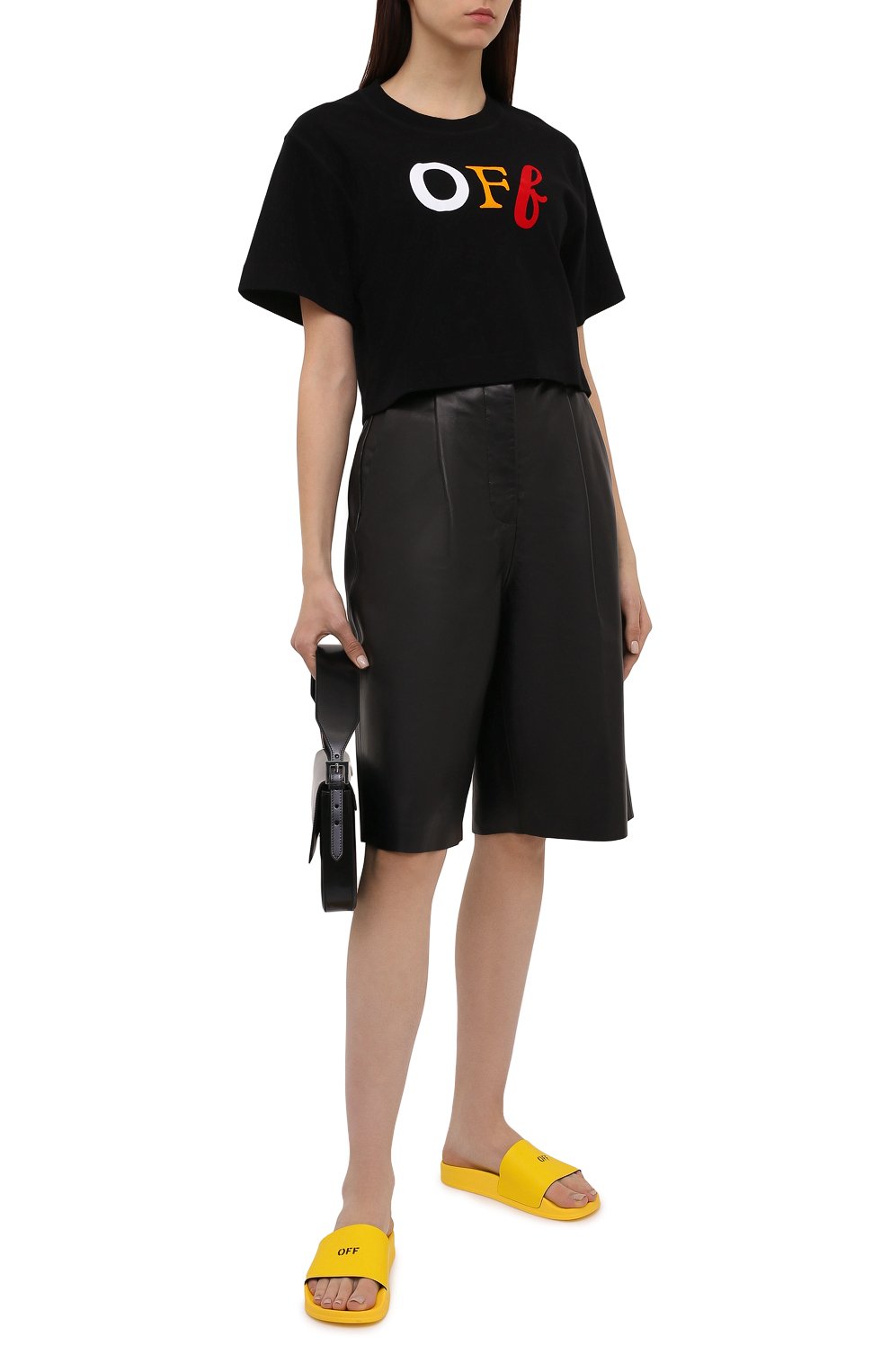 Хлопковая футболка OFF-WHITE, арт. 0WAA090S21JER002, фото 2