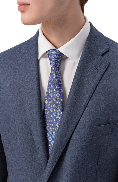 Мужской шелковый галстук CANALI, арт. 18/HJ04495