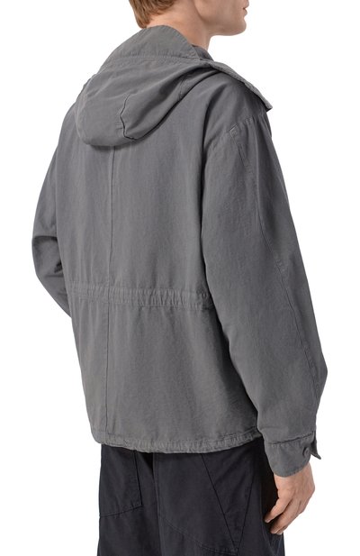 Куртка из хлопка и льна TRANSIT, арт. CFUTRCE142, фото 4