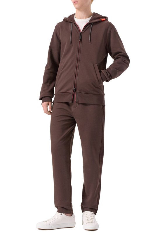 Хлопковые брюки Bogner Fire+Ice 14488517 Коричневый  14488517 Фото 2