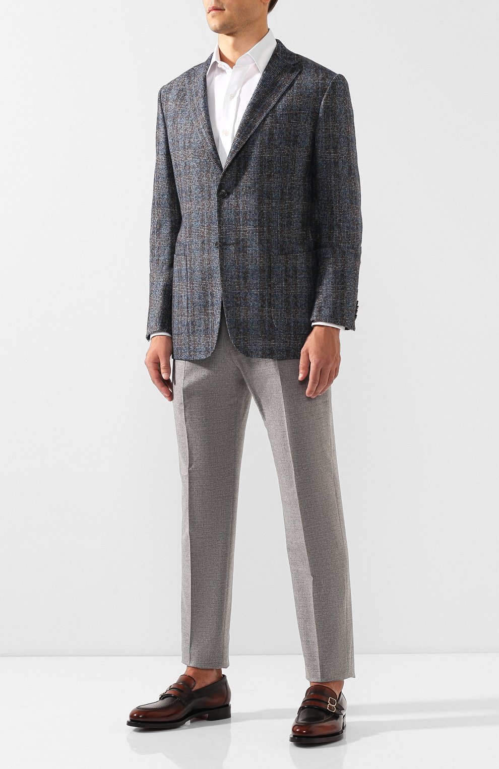 Кожаные монки SANTONI, арт. MCC016175MD1HNGWN52, фото 2