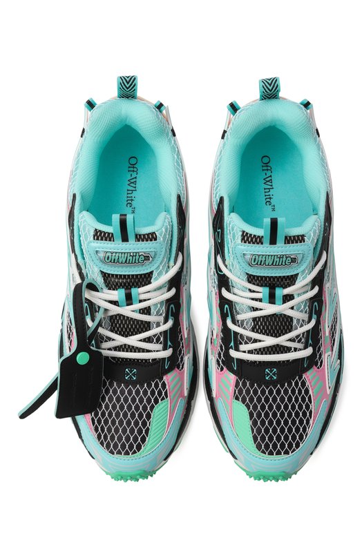 Кроссовки Be Right Back Fishnet Off-White 0MIA295S26FAB004 Голубой  0MIA295S26FAB004 Фото 5