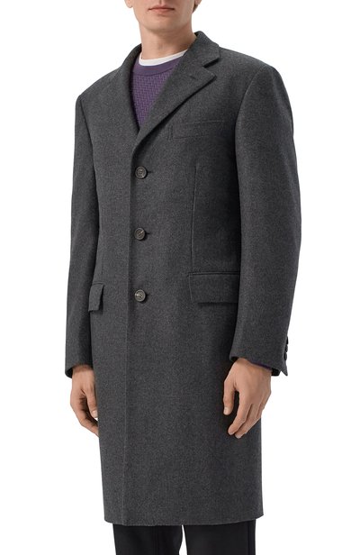 Кашемировое пальто BRIONI темно-серого цвета по цене 847500 руб., арт. R07N0M/04318, фото 3 Кашемировое пальто BRIONI, арт. R07N0M/04318, фото 3