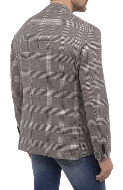 Пиджак из шерсти и шелка BRIONI, арт. RGL50P/P1A81/PLUME, фото 4
