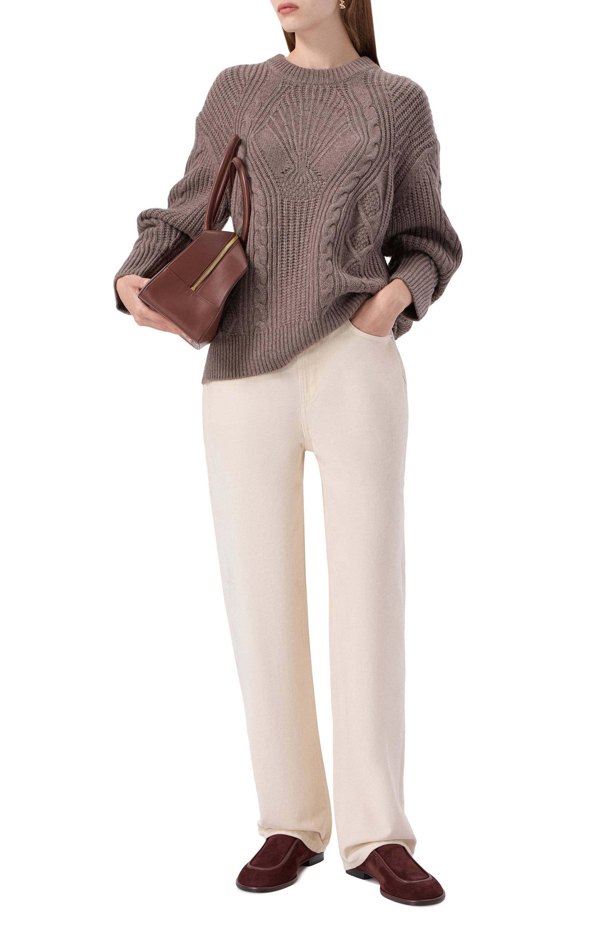 Свитер из шерсти и кашемира LOULOU DE SAISON, арт. SILVA, фото 2