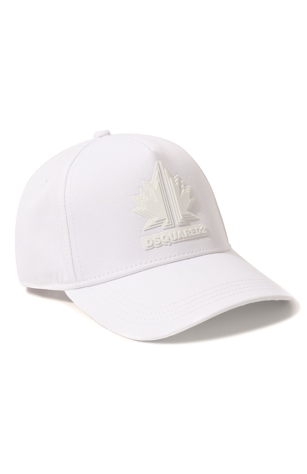 Хлопковая бейсболка DSQUARED2 белого цвета по цене 10750 руб., арт. DQ1559/D00YT, фото 1 Хлопковая бейсболка DSQUARED2, арт. DQ1559/D00YT, фото 1