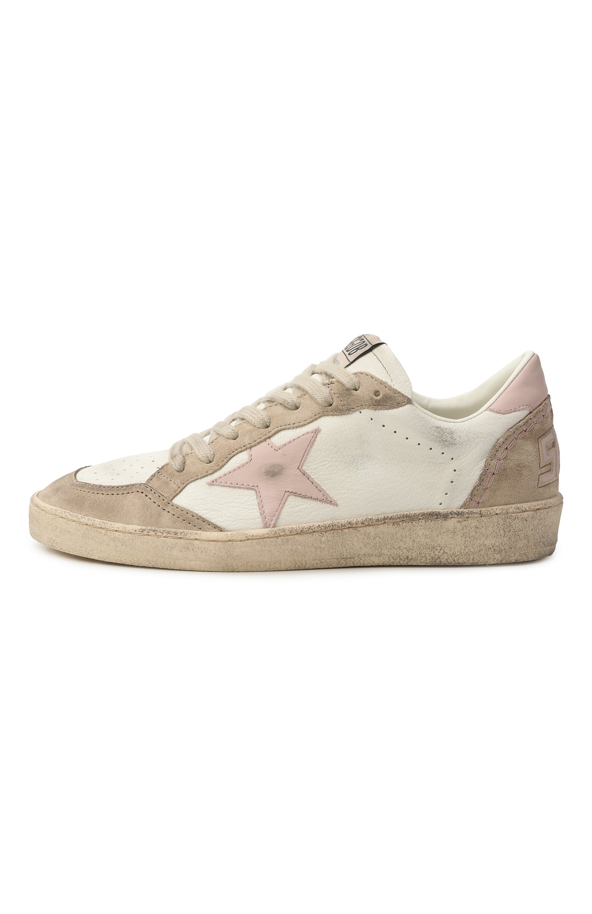 Кожаные кеды ball star GOLDEN GOOSE DELUXE BRAND, арт. GWF00117.F007480, фото 4