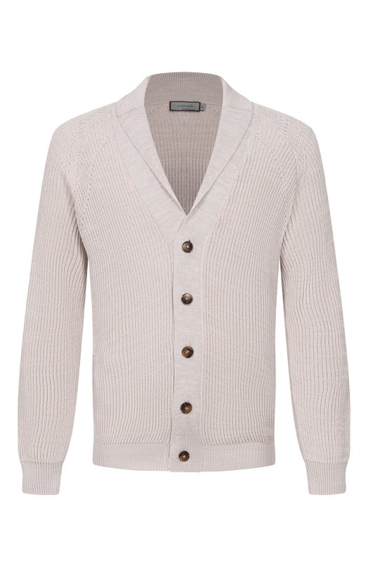 Хлопковый кардиган Canali C1182/MK02469 Бежевый C1182/MK02469