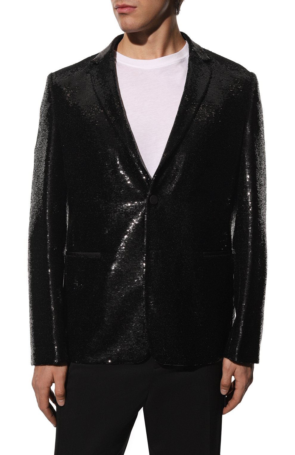 Пиджак с пайетками PRADA, арт. UGN181-1Z9V-F0002-221, фото 3