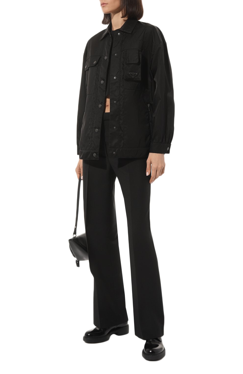 Куртка PRADA черного цвета по цене 205000 руб., арт. 291887-1WQ8-F0002-211, фото 2 Куртка PRADA, арт. 291887-1WQ8-F0002-211, фото 2