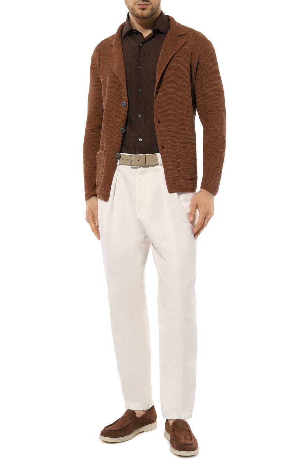 Льняная рубашка ZEGNA, арт. UDX38A7/SCF5, фото 2