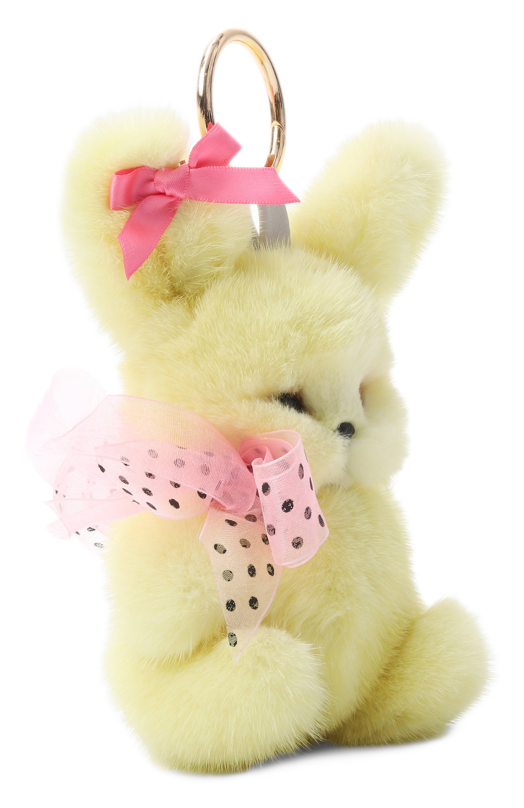 Брелок из норки зайчик тедди CAROLON, арт. БР-23-В-001-2, фото 2