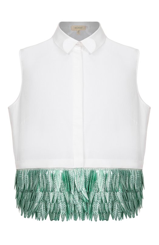 

Хлопковый топ Delpozo, Белый