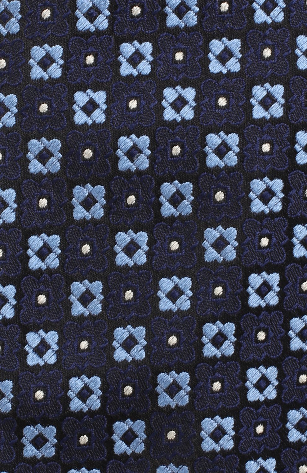 Шелковый галстук CANALI темно-синего цвета по цене 9525 руб., арт. 18/HJ02263, фото 3 Шелковый галстук CANALI, арт. 18/HJ02263, фото 3