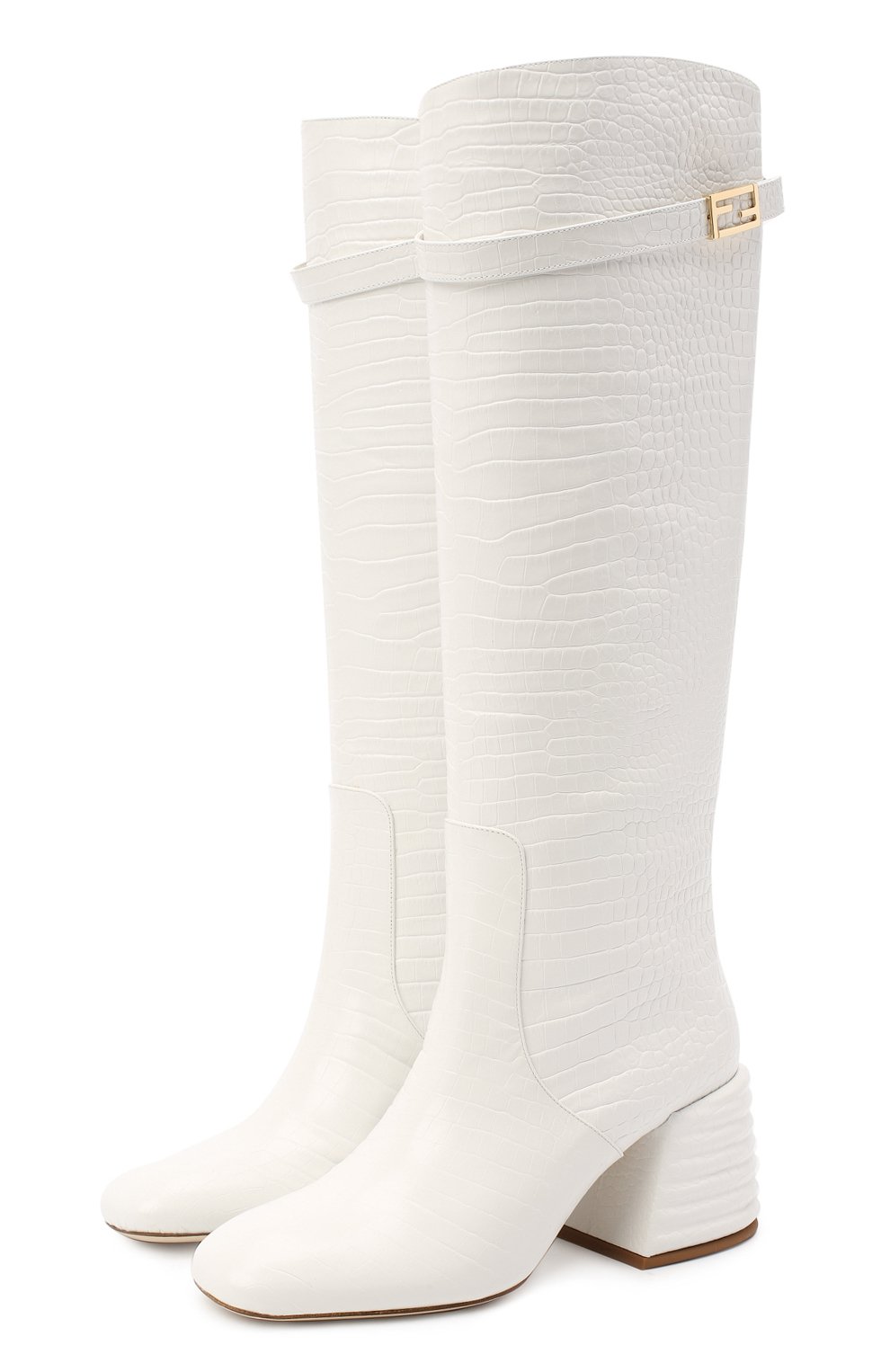 Кожаные сапоги FENDI, арт. 8W7094 TC3, фото 1