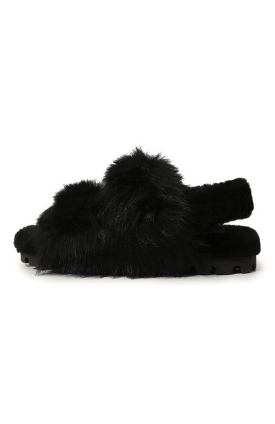 Меховые сандалии MIU MIU, арт. 5X579D-173-F0002-A010, фото 4