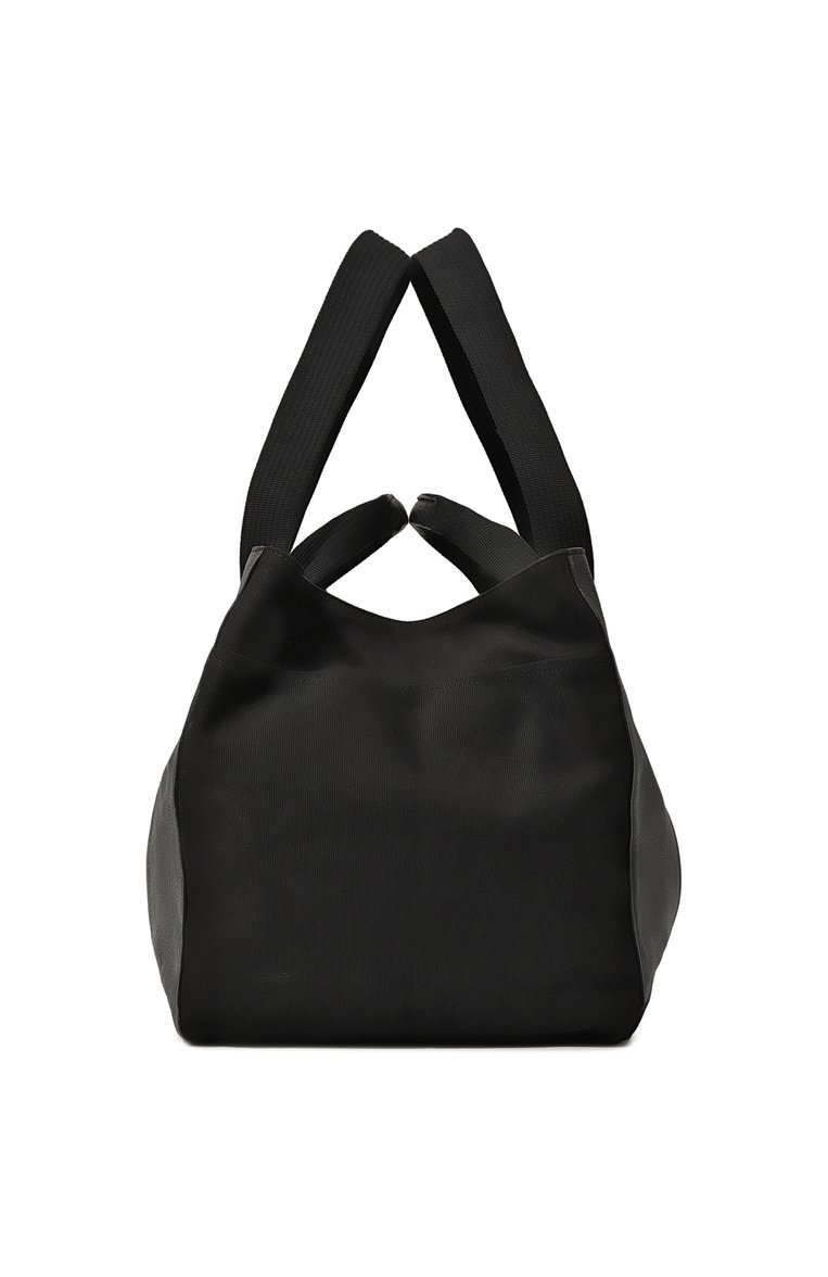 Женский сумка lux Y-3 черного цвета, арт. IN5159 | Фото 5 (Материал: Натуральная кожа; Материал сплава: Проставлено; Драгоценные камни: Проставлено; Размер: large)