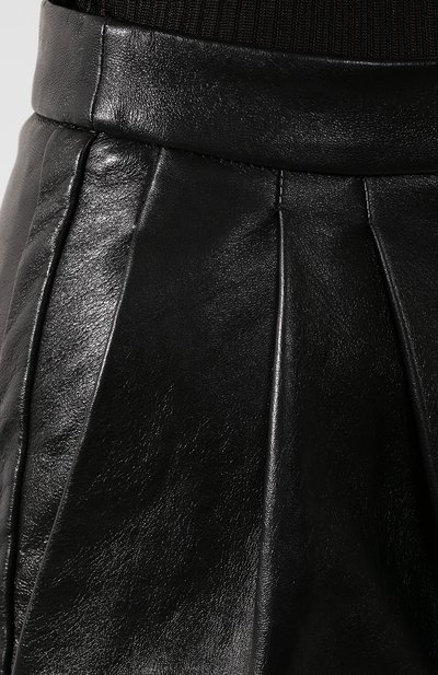 Кожаные брюки SAINT LAURENT, арт. 589597/YC2UE, фото 5