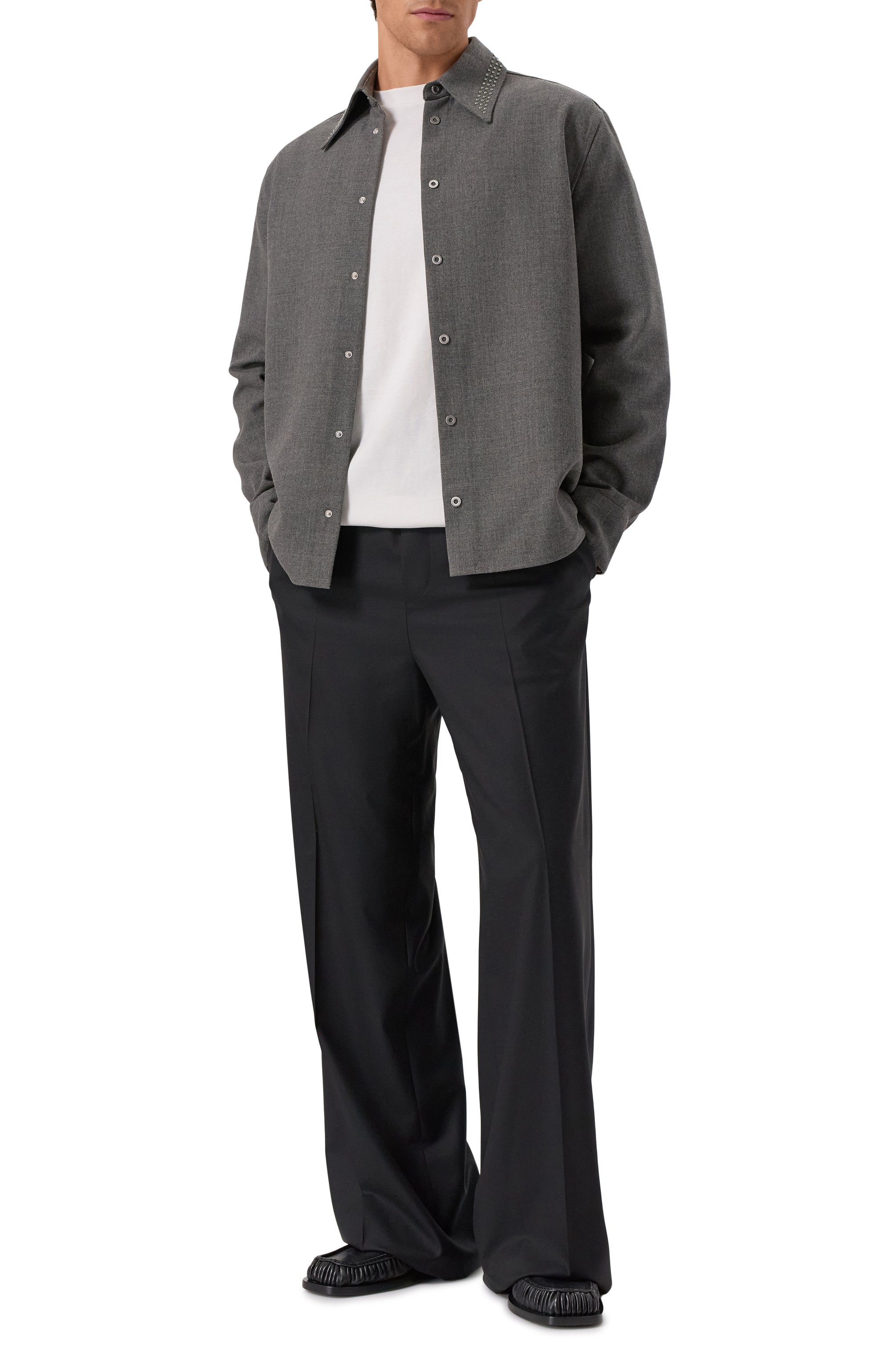 Шерстяная рубашка JIL SANDER, арт. J22DL0318-J41557, фото 2