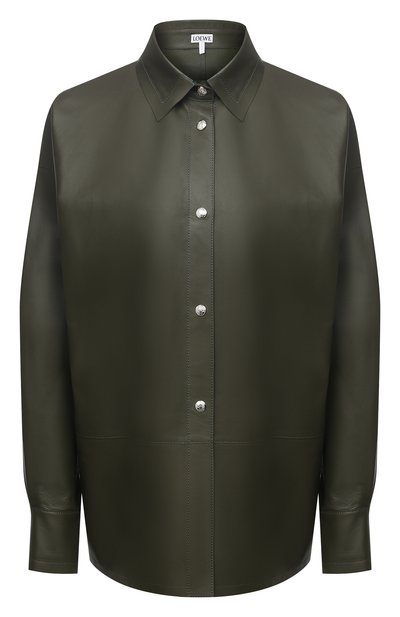 Женская кожаная рубашка LOEWE, арт. S359337XBW
