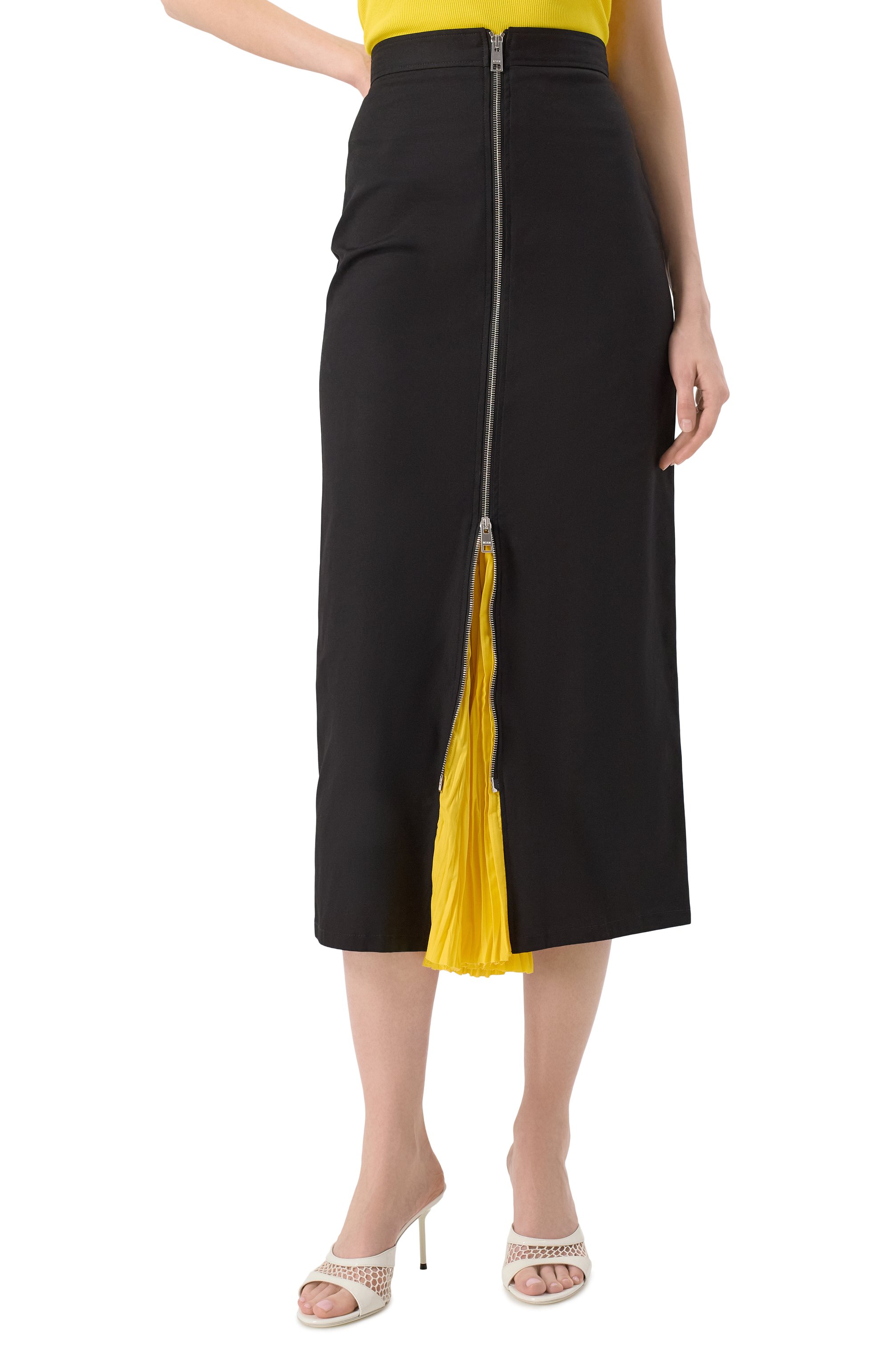 Хлопковая юбка MSGM, арт. 3841MDD26/257126, фото 7