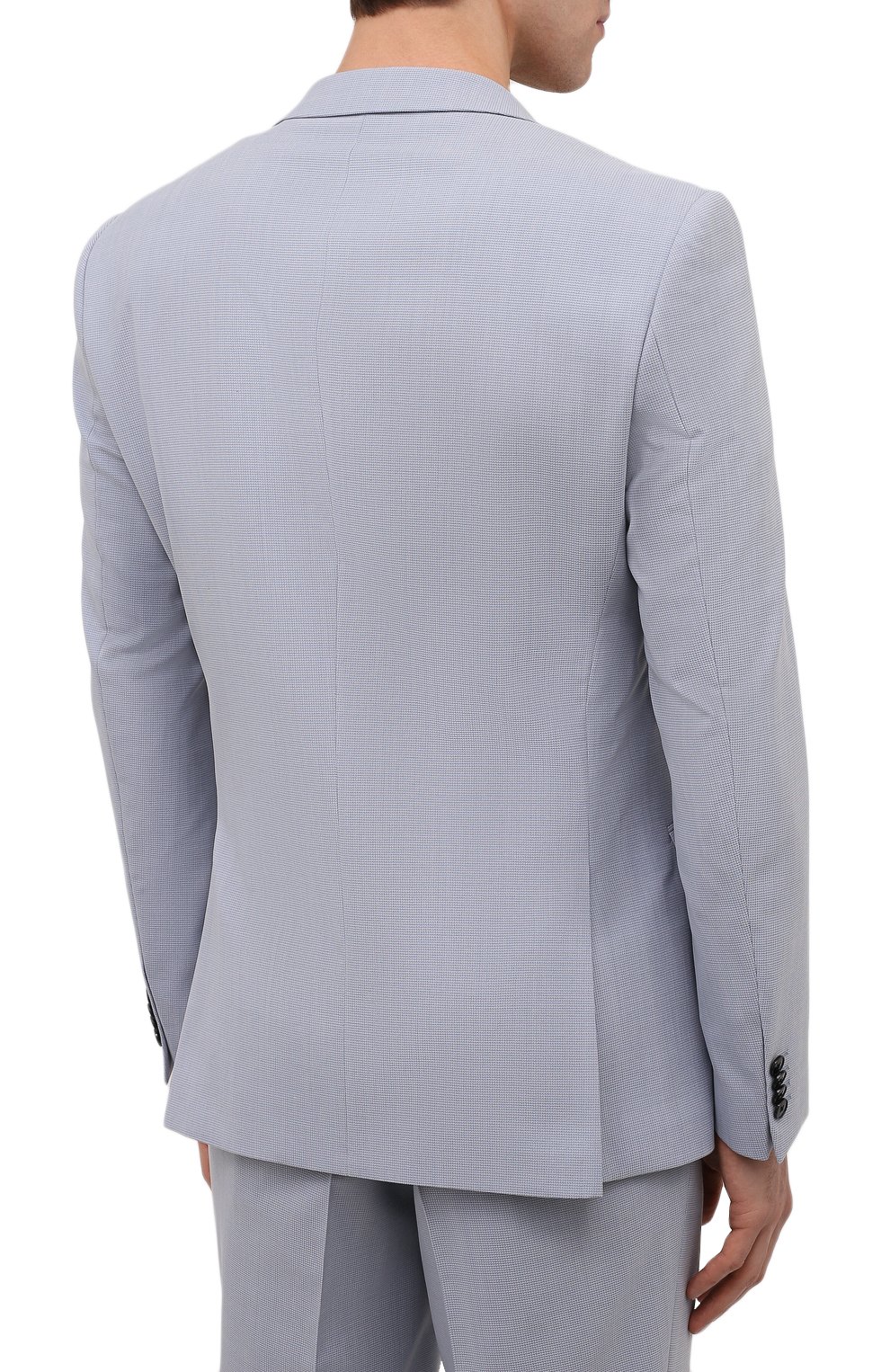 Однобортный костюм HUGO серо-голубого цвета по цене 49950 руб., арт. 50474842, фото 3 Однобортный костюм HUGO, арт. 50474842, фото 3