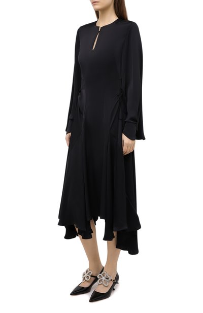 Платье LANVIN черного цвета по цене 178500 руб., арт. RW-DR314U-3950-H20, фото 3 Платье LANVIN, арт. RW-DR314U-3950-H20, фото 3