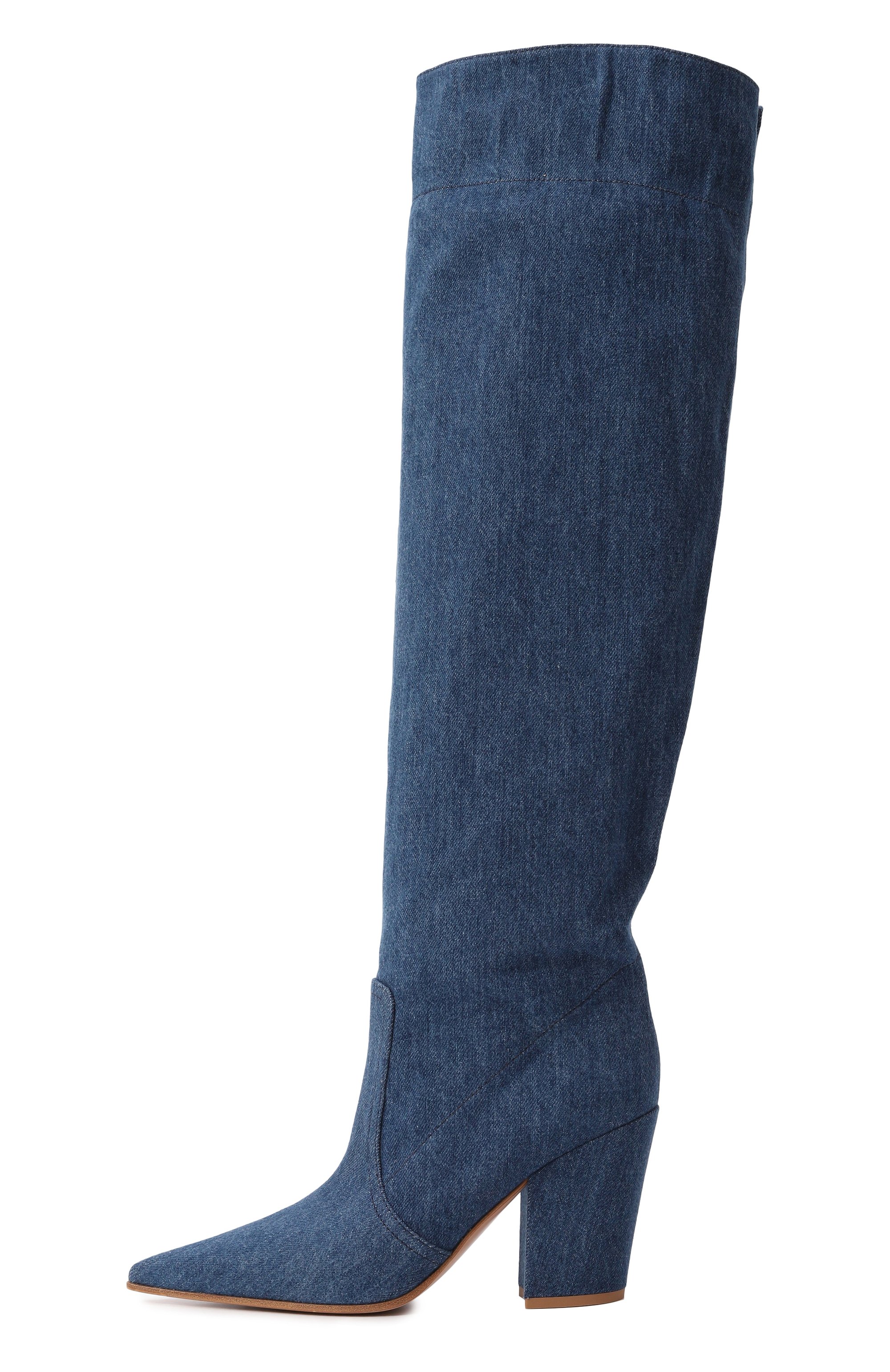 Текстильные ботфорты keinna 85 GIANVITO ROSSI, арт. G80156.85RIC.DEMMIDB, фото 4