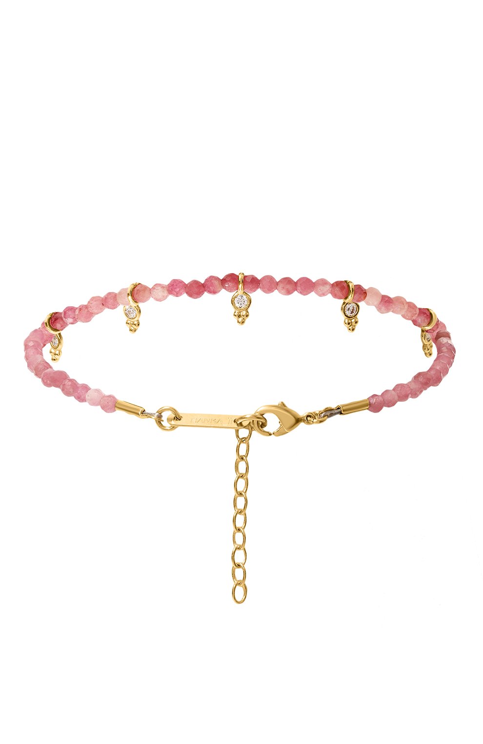 Браслет HANKA_IN розового цвета по цене 9950 руб., арт. J0Y-BR-T0UR0-BIN-0.5M, фото 3 Браслет HANKA_IN, арт. J0Y-BR-T0UR0-BIN-0.5M, фото 3