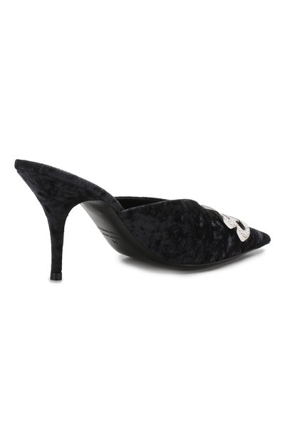 Бархатные мюли bb BALENCIAGA, арт. 570253/W1I81, фото 4